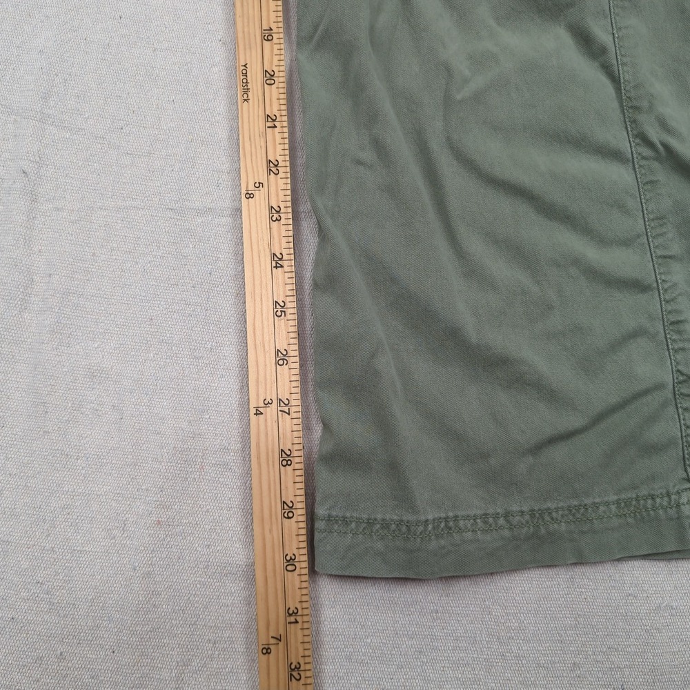 American Eagle Pants Womens 0 Khaki Green Super High Rise Baggy Wide Leg Cargo - Picture 5 of 16